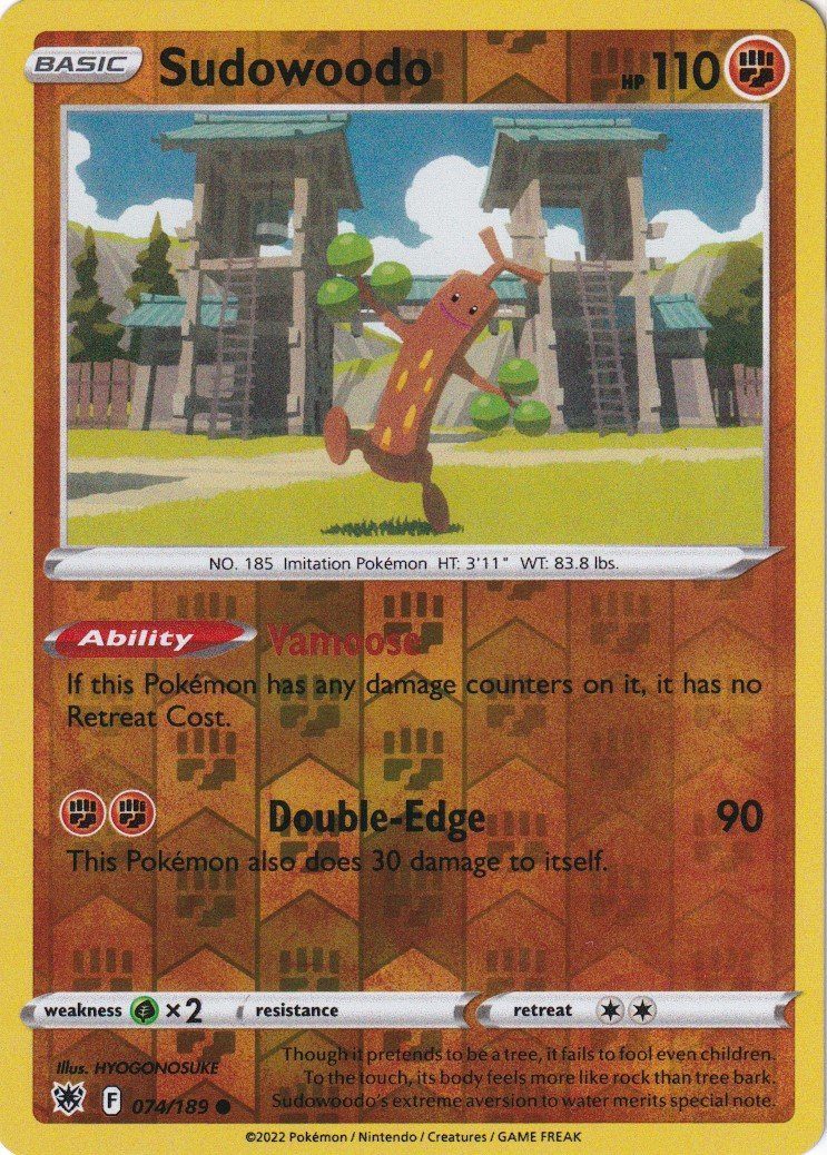 Sudowoodo - 74/189 - Reverse