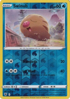 Swinub - 31/189 - Reverse