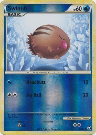 Swinub - 79/102 - Reverse