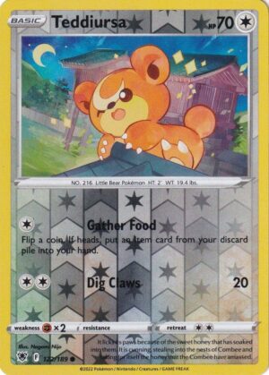 Teddiursa - 122/189 - Reverse