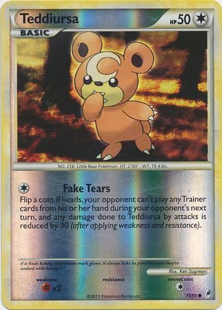 Teddiursa - 73/95 - Reverse
