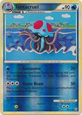 Tentacruel - 50/102 - Reverse