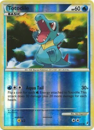 Totodile - 74/95 - Reverse