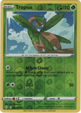 Tropius – 5/72 – Reverse