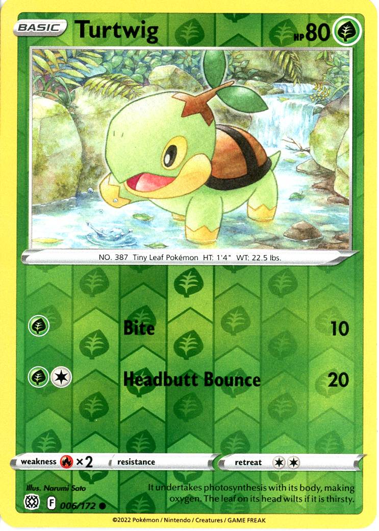 Turtwig - 6/172 - Reverse