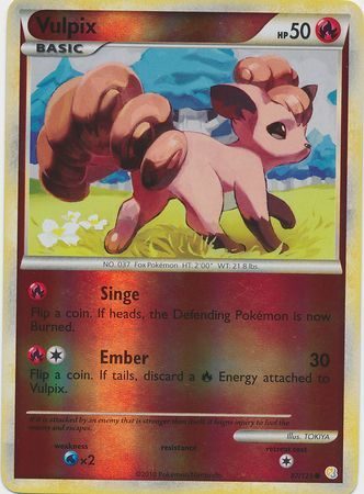 Vulpix - 87/123 - Reverse