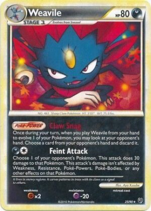 Weavile - 25/90