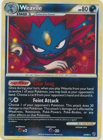 Weavile - 25/90 - Reverse
