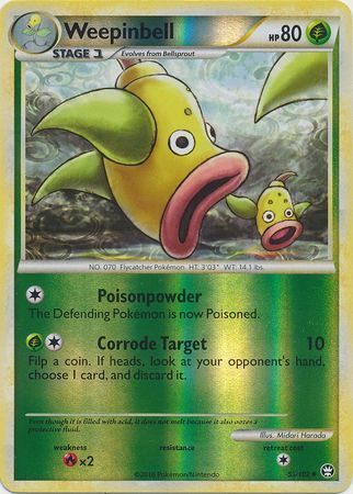 Weepinbell - 53/102 - Reverse