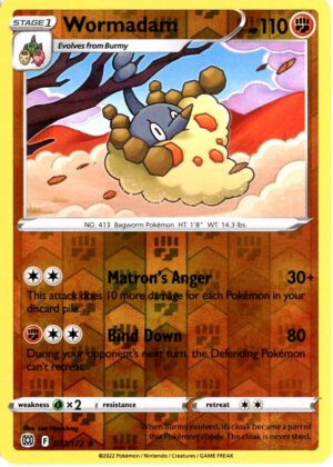 Wormadam - 77/172 - Reverse