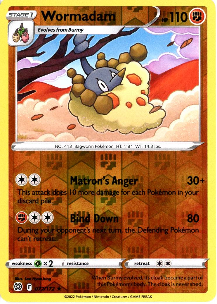 Wormadam - 77/172 - Reverse