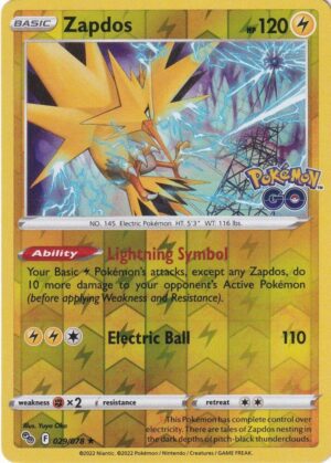 Zapdos - 29/078 - Reverse