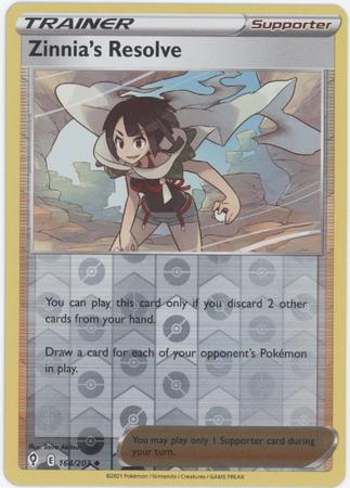 Zinnia's Resolve - 164/203 - Reverse