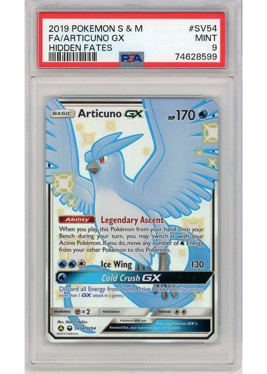 Articuno GX SV54/SV94 PSA 9