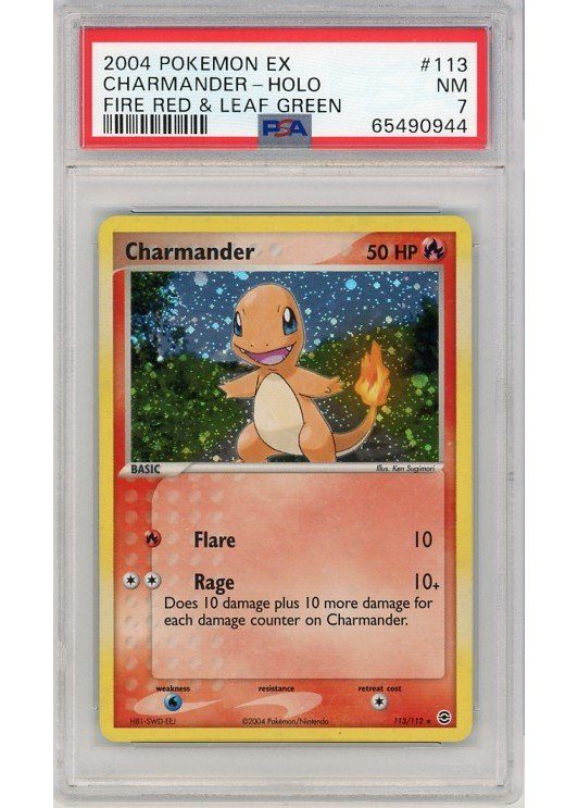 Charmander – 113/112 – PSA 7