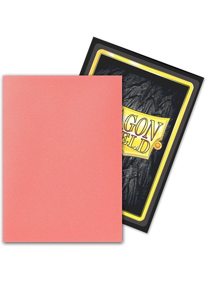 Dragon Shield matte dual (Fersken / Peach) Deck Protector Sleeves 100 stk. top-loading (63x88mm) - Dragon Shield standard sleeves matte dual (Fersken / Peach)