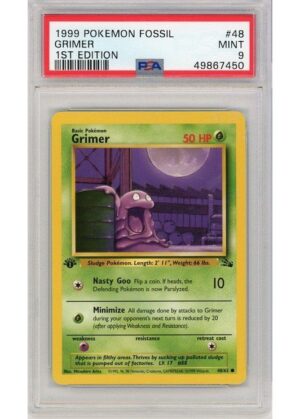 Grimer 48/62 1st Edition PSA 9