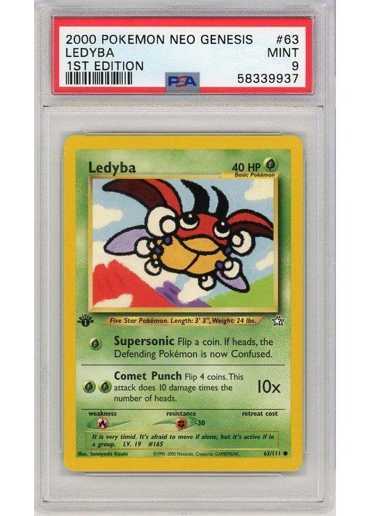 Ledyba 63/111 1st Edition PSA 9