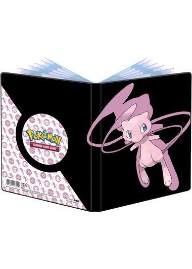 Lille mappe med pokemonmotiv (Mew) (4 kort pr. side + 2 sider til JUMBOkort)