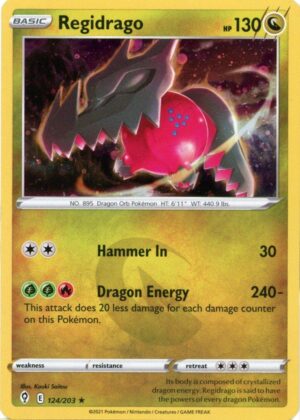 Regidrago - 124/203 - Cosmos Holo