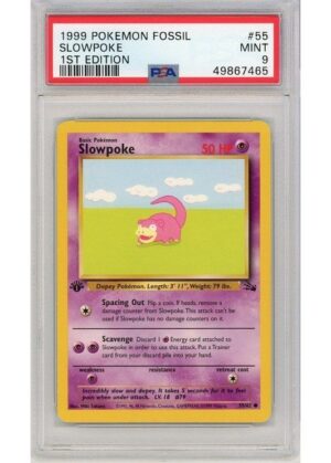 Slowpoke 55/62 1st Edition PSA 9
