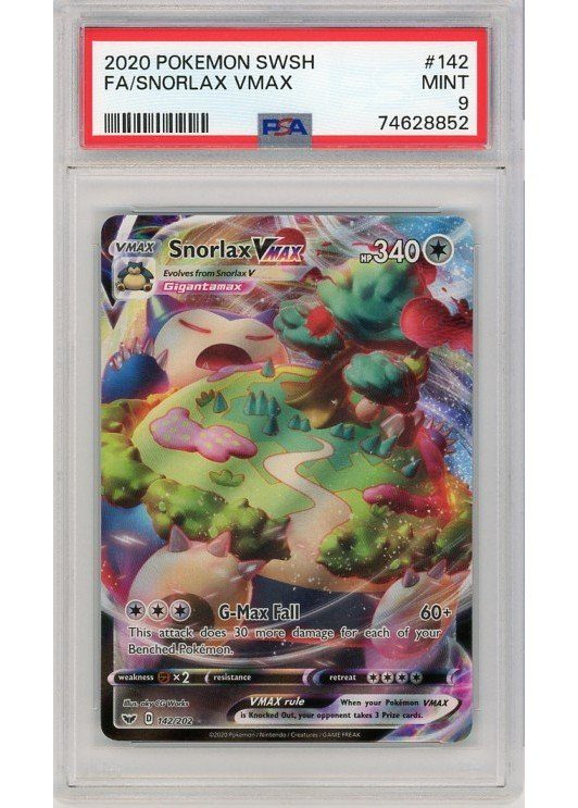 Snorlax VMAX – 142/202 – PSA 9