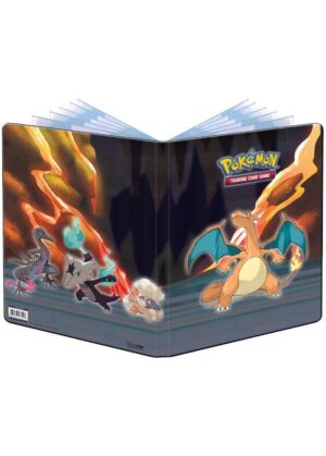 Stor mappe med pokemonmotiv (Charizard - Scorching Summit) (9 kort pr. side)