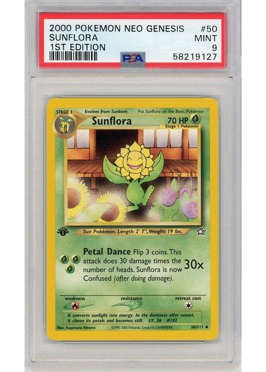 Sunflora 50/111 1st Edition PSA 9