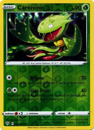 Carnivine – 005/189 – Reverse