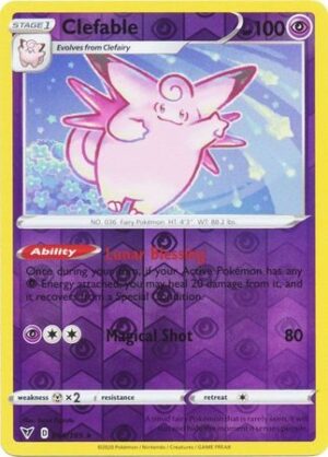 Clefable - 064/185 - Reverse