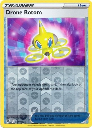 Drone Rotom - 151/185 - Reverse