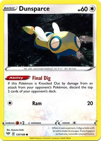Dunsparce – 137/189