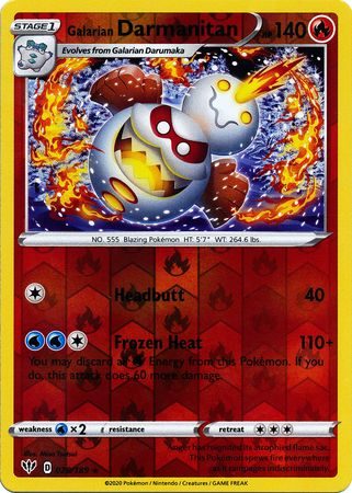 Galarian Darmanitan – 028/189 – Reverse