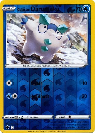Galarian Darumaka - 043/189 - Reverse