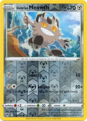 Galarian Meowth - 112/185 - Reverse