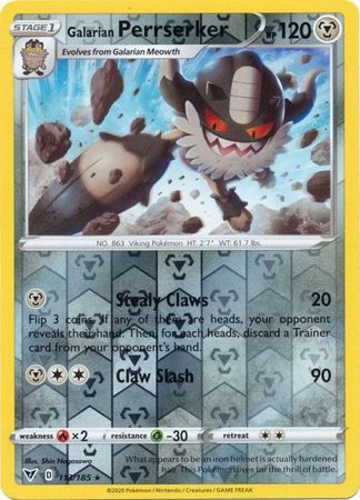 Galarian Perrserker - 113/185 - Reverse