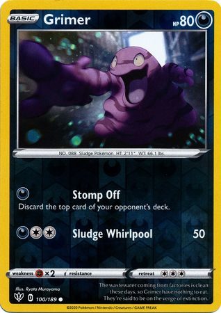 Grimer – 100/189 – Reverse