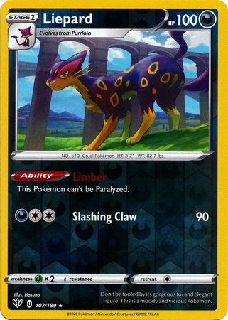 Liepard - 107/189 - Reverse