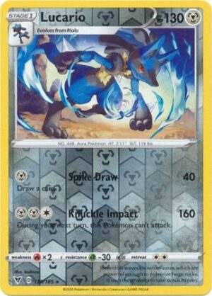 Lucario - 120/185 - Reverse
