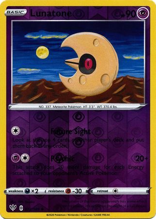 Lunatone – 072/189 – Reverse