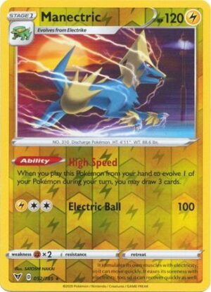 Manectric - 052/185 - Reverse