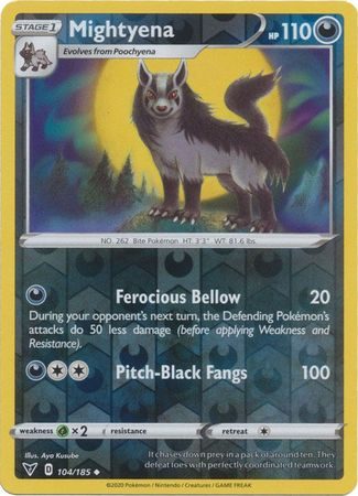 Mightyena - 104/185 - Reverse