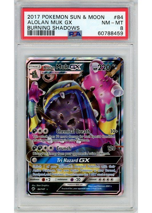 Alolan Muk GX 84/147 PSA 8