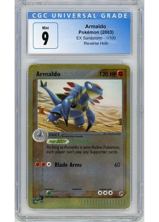 Armaldo 1/100 Reverse Foil CGC 9