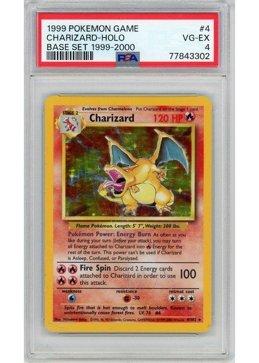Charizard 4/102 PSA 4