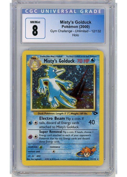 Misty's Golduck 12/132 CGC 8