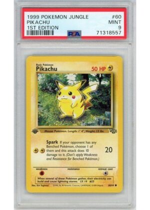 Pikachu 60/64 1st Edition PSA 9