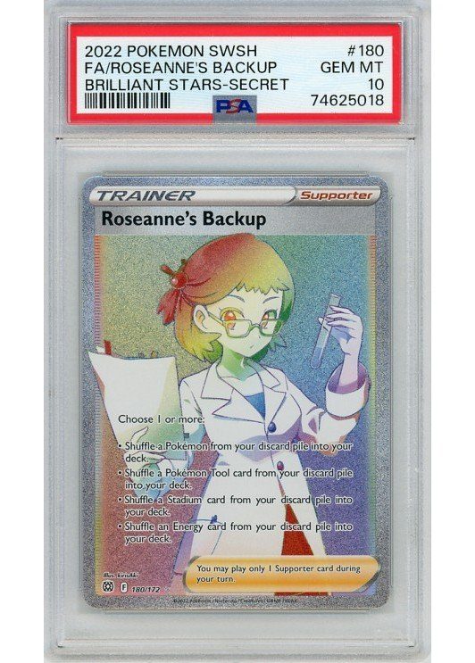 Roseanne's Backup 180/172 PSA 10