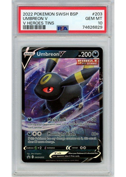 Umbreon V SWSH203 PSA 10