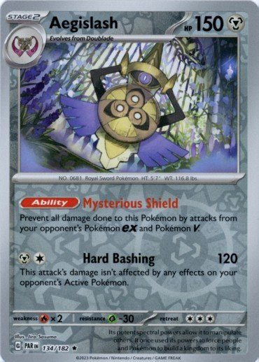 Aegislash - 134/182 - Reverse
